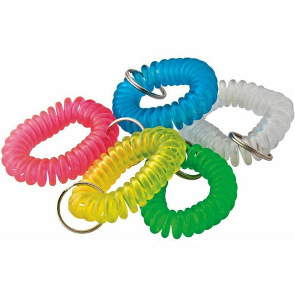 Baumgartens Wrist Coil Keychain ASSORTED Colors (KC-7000)