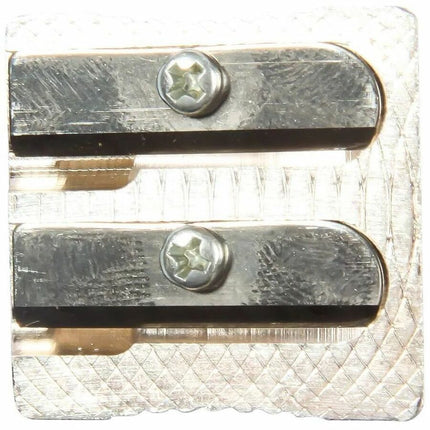 Baumgartens Pencil Sharpener Dual Hole SILVER (MR-2110)