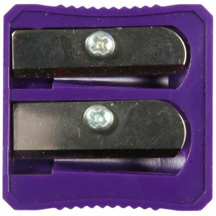Baumgartens Pencil Sharpener Dual Hole ASSORTED Colors (MR-3320)
