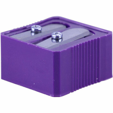 Baumgartens Pencil Sharpener Dual Hole ASSORTED Colors (MR-3320)