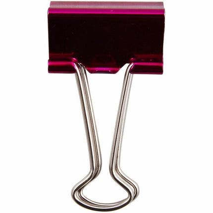 Baumgartens Metallic Designer Binder Clips Medium 5 Pack ASSORTED Colors (29730)