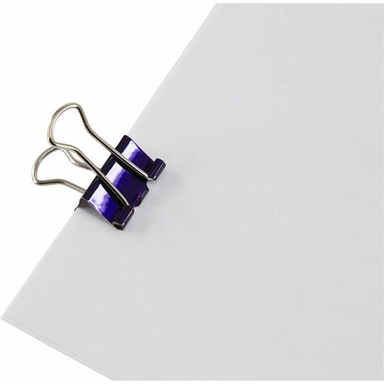 Baumgartens Metallic Designer Binder Clips Mini 12 Pack ASSORTED Colors (29710)