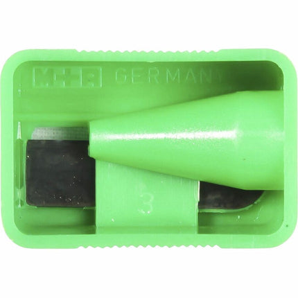 Baumgartens Slanted Face Pencil Sharpener Single Hole ASSORTED Colors (MR3380)