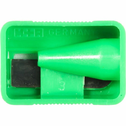 Baumgartens Slanted Face Pencil Sharpener Single Hole ASSORTED Colors (MR3380)