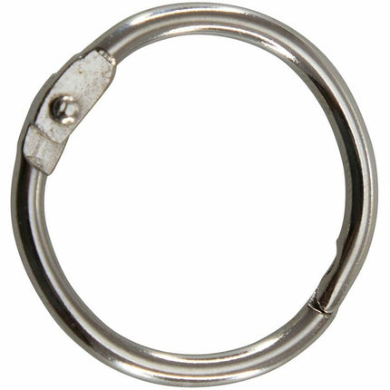 Baumgartens Book Rings 1" 4 Pack Chrome (31425)