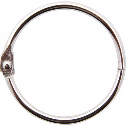 Baumgartens Book Rings 1 1/2" 3 Pack Chrome (31445)