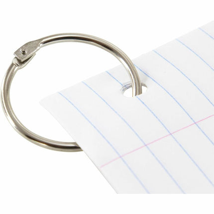 Baumgartens Book Rings 1 1/2" 3 Pack Chrome (31445)
