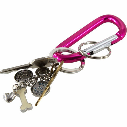 Baumgartens Caribiner Keychain Large Size ASSORTED Colors (41020)