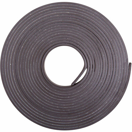 Zeüs Industrial Durable Self-Adhesive Flexible Wide Magnetic Tape Roll REFILL and Self-Cutting Dispenser CLEAR (66022)