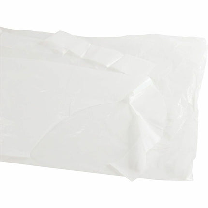 Baumgartens Bib Style Kids Disposable Aprons 100 Pack WHITE (64620)
