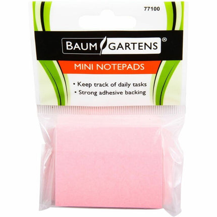 Baumgartens Adhesive Mini Notepad Assorted Colors (77100)