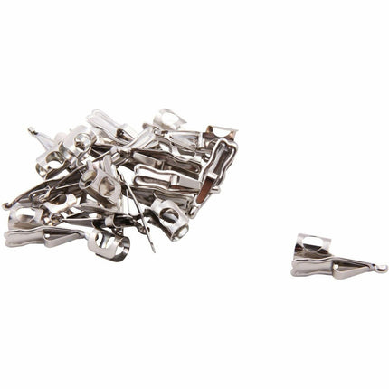 Baumgartens Pencil Clips 100 Pack CHROME (67953)
