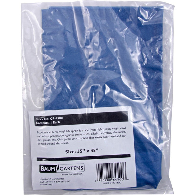 Baumgartens Vinyl Apron - Blue - CP-4500