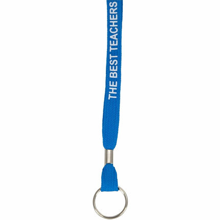 SICURIX Teacher Lanyard Ring Flat Style ASSORTED Colors (98000)
