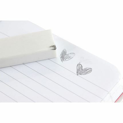 Baumgartens Block Pencil Erasers 4 Pack WHITE (74121)