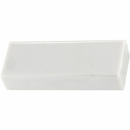 Baumgartens Block Pencil Erasers 4 Pack WHITE (74121)