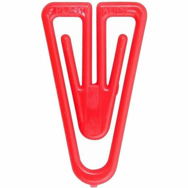 Plastiklips Paper Clips Large Size 200 Pack RED (LP-0620)