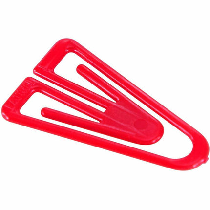 Plastiklips Paper Clips Large Size 200 Pack RED (LP-0620)