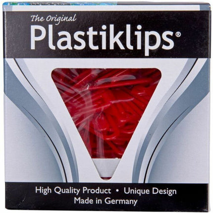 Plastiklips Paper Clips Large Size 200 Pack RED (LP-0620)