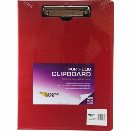 Mobile OPS Portfolio Clipboard Vertical RED (61632)