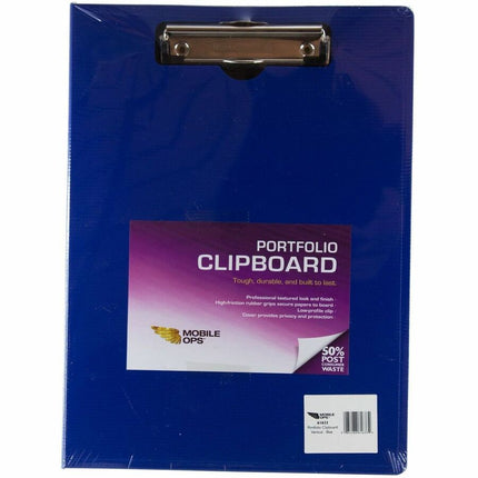 Mobile OPS Portfolio Clipboard Vertical BLUE (61633)