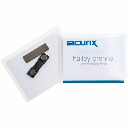 SICURIX Printable Badge Inserts 3 1/2" x 2 1/4" 56 Pack (67660)