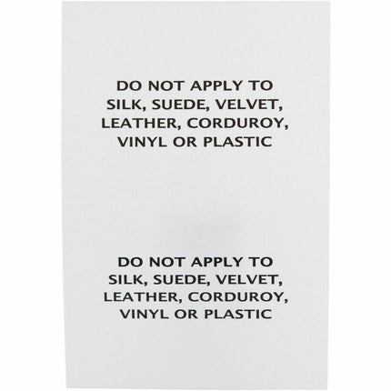 SICURIX Red Border Adhesive Badges 2 Per Sheet 100 Pack White (67642)
