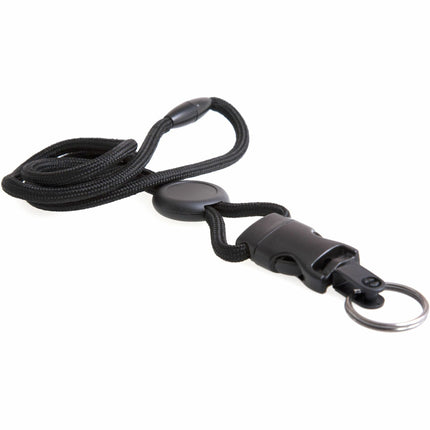 SICURIX Lanyard BLACK 5/8 NoTwist 12 Pack (65564)