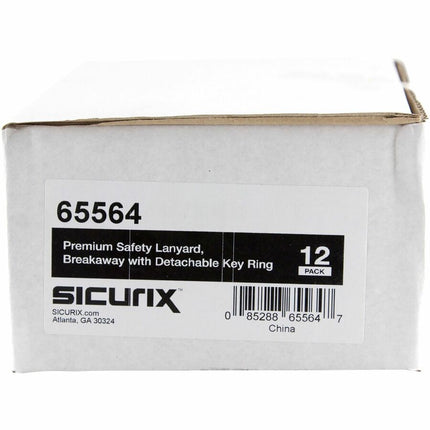 SICURIX Lanyard BLACK 5/8 NoTwist 12 Pack (65564)