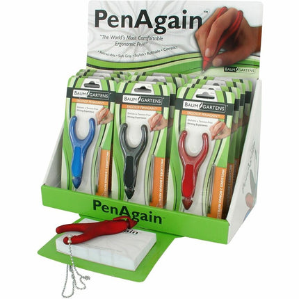 PenAgain ErgoSof Display 24 Pack Assorted Colors (00090)