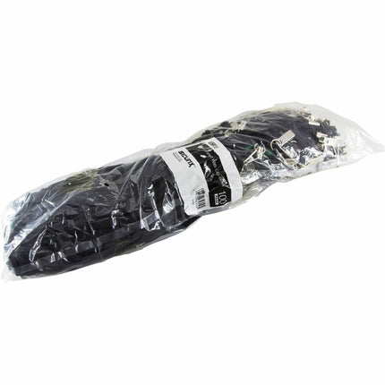 SICURIX Lanyard Flat BLACK with Clip 100 Pack (65609)