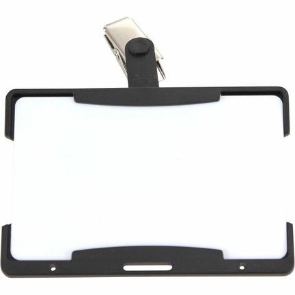 SICURIX Badge Holder Retractable Horizontal BLACK (68171)