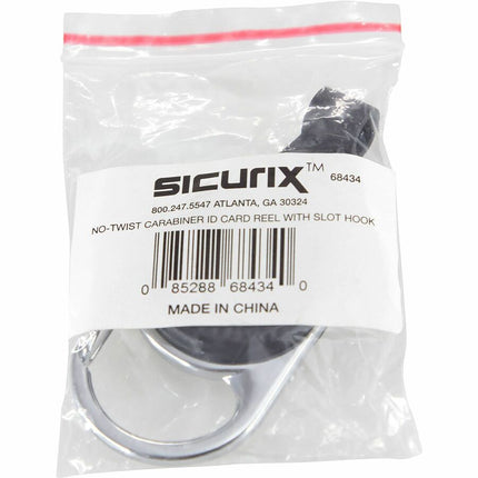SICURIX Badge Reel QuickClip Nickel BLACK (68434)
