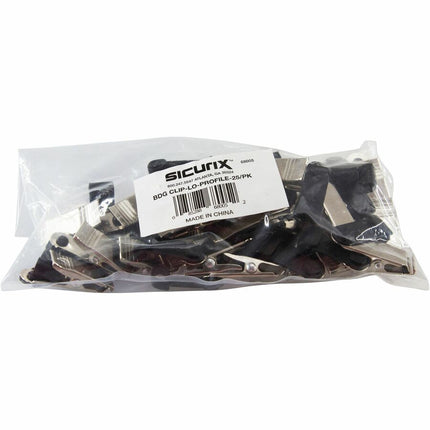 SICURIX Badge Clip Lo Profile 25/pack (68005)