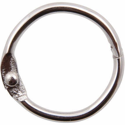 Baumgartens Book Rings 3/4" 5 Pack CHROME (31415)