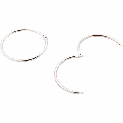 Baumgartens Book Rings 2" 2 Pack Chrome (31455)