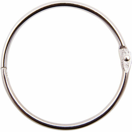 Baumgartens Book Rings 2" 2 Pack Chrome (31455)