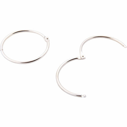 Baumgartens Book Rings 2" 2 Pack Chrome (31455)