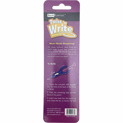 PenAgain Refills for Twist 'n Write 5 Lead Refills (00078)