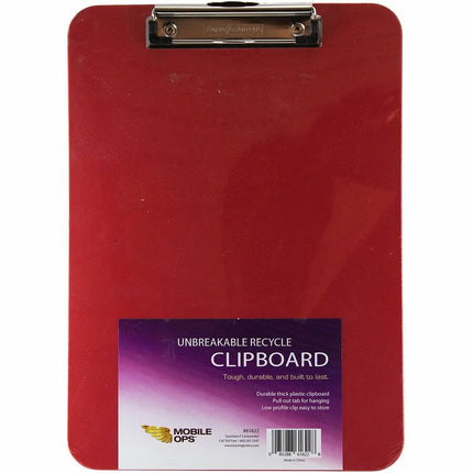 Mobile OPS Unbreakable Clipboard Red (61622)