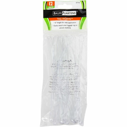 Baumgartens Tag Worms 12 Pack CLEAR (67116)