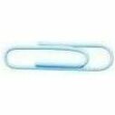 Baumgartens Vinyl Coated Paper Clips Jumbo Size 200 Pack ASSORTED Colors (ES-9400)
