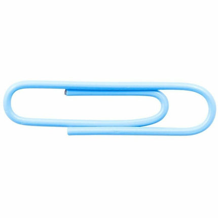 Baumgartens Vinyl Coated Paper Clips #1 Standard Size 500 Pack ASSORTED Colors (ES-9500)