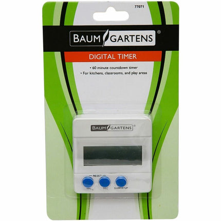 Baumgartens Digital Timer WHITE (77071)