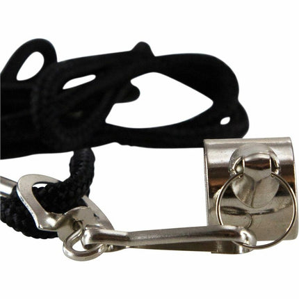 Baumgartens Whistle with Lanyard CHROME
