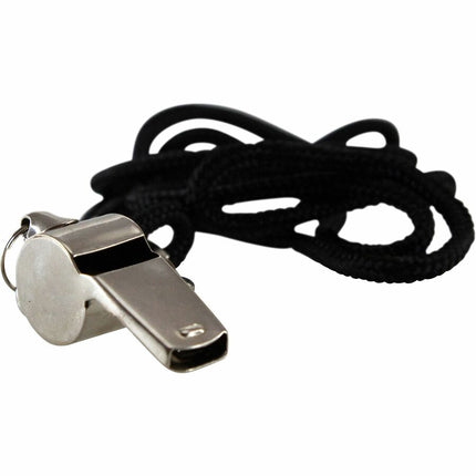 Baumgartens Whistle with Lanyard CHROME