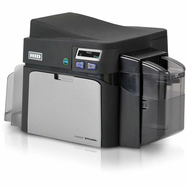 HID Fargo DTC4250E Single Sided Desktop, Business, Government, Office Dye Sublimation/Thermal Transfer Printer - Color - Card Print - Ethernet - USB