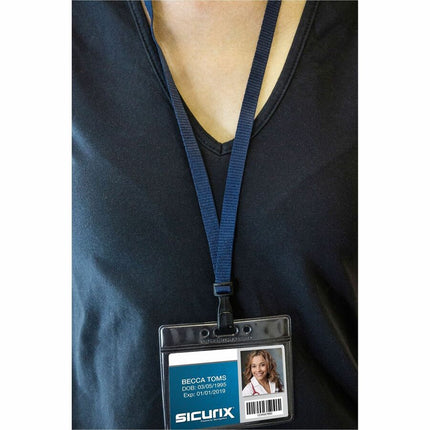 SICURIX Plastic Hook No-twist Lanyard BLUE (65553)