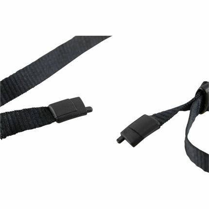 SICURIX Plastic Hook No-twist Lanyard BLACK (65554)