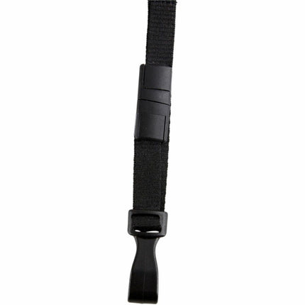 SICURIX Plastic Hook No-twist Lanyard BLACK (65554)